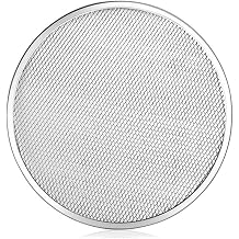 Stainless Steel Non-Aluminum Mesh Pizza Screen, Round Baking Tray For Pizza And Pasta, 8-20 Inch Sturdy Heat Distribution Net For Home Kitchen Or Commercial Baking Use16 in