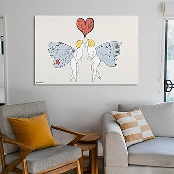 Amazon.co.jp: アンディ ウォーホル I Love You So 絵画 アート