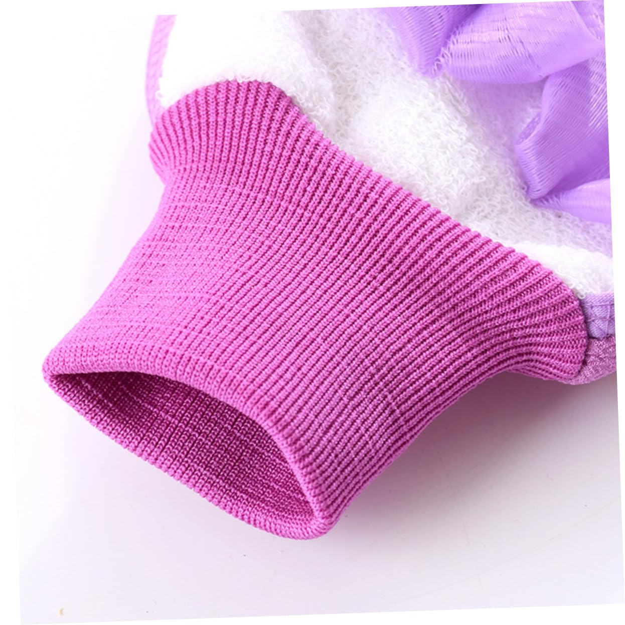 CALLARON 6PCS Bath Ball Gloves Exfoliating Body Scrub Mitts for Men and Women Durable Material for Dead Skin Removal Random for Spa and Shower Use Random Color