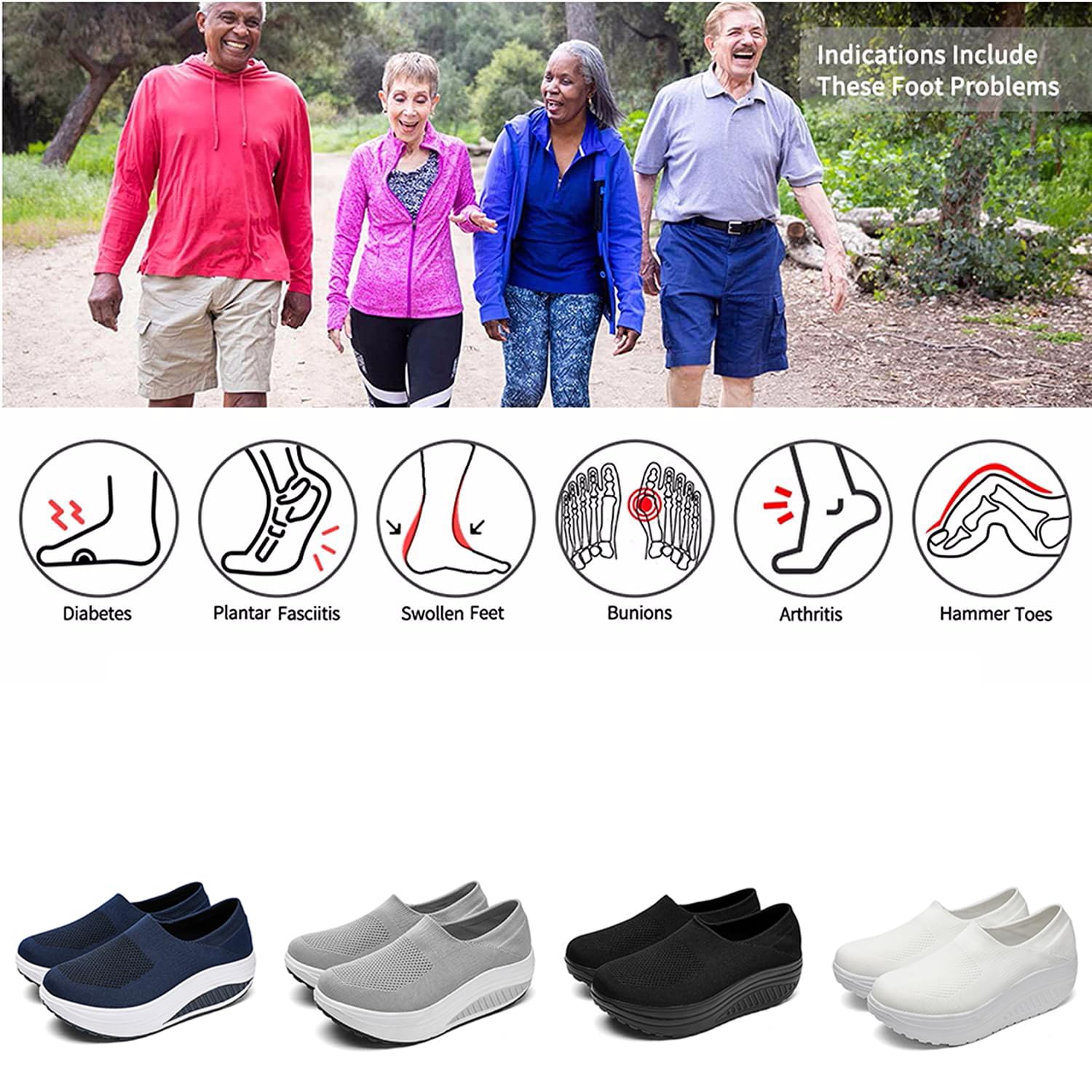Buty dla cukrzyków, letnie, zdrowotne, bardzo szerokie, ortopedyczne, dla mężczyzn i kobiet, buty do chodzenia, sandały, trampki, buty zdrowotne dla seniorów, opuchnięte stopy
