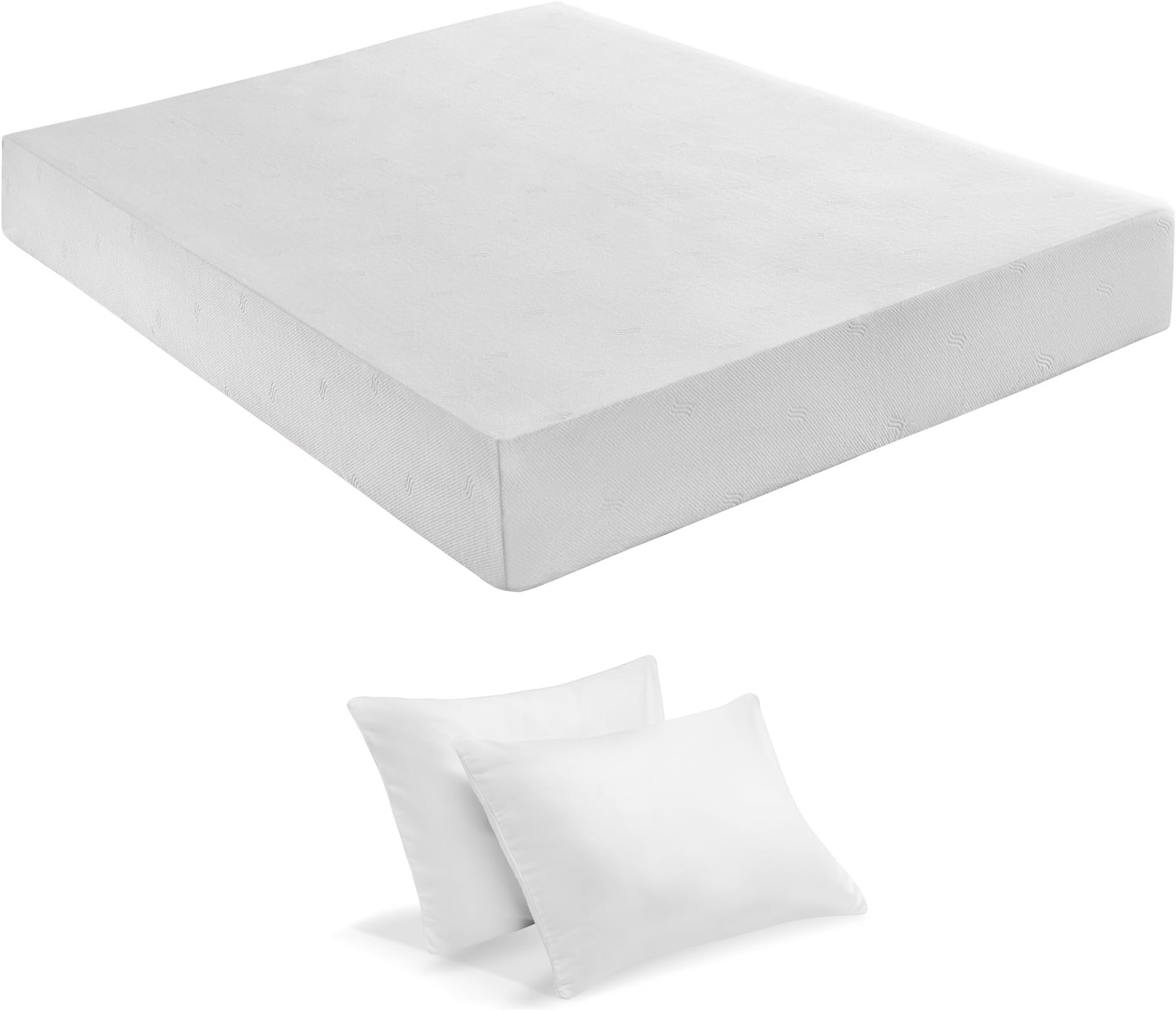 Sleep Innovations Shea 10-inch Memory Foam Mattress, Bed in a Box, Made in the USA, 20-Year Warranty - Queen Size