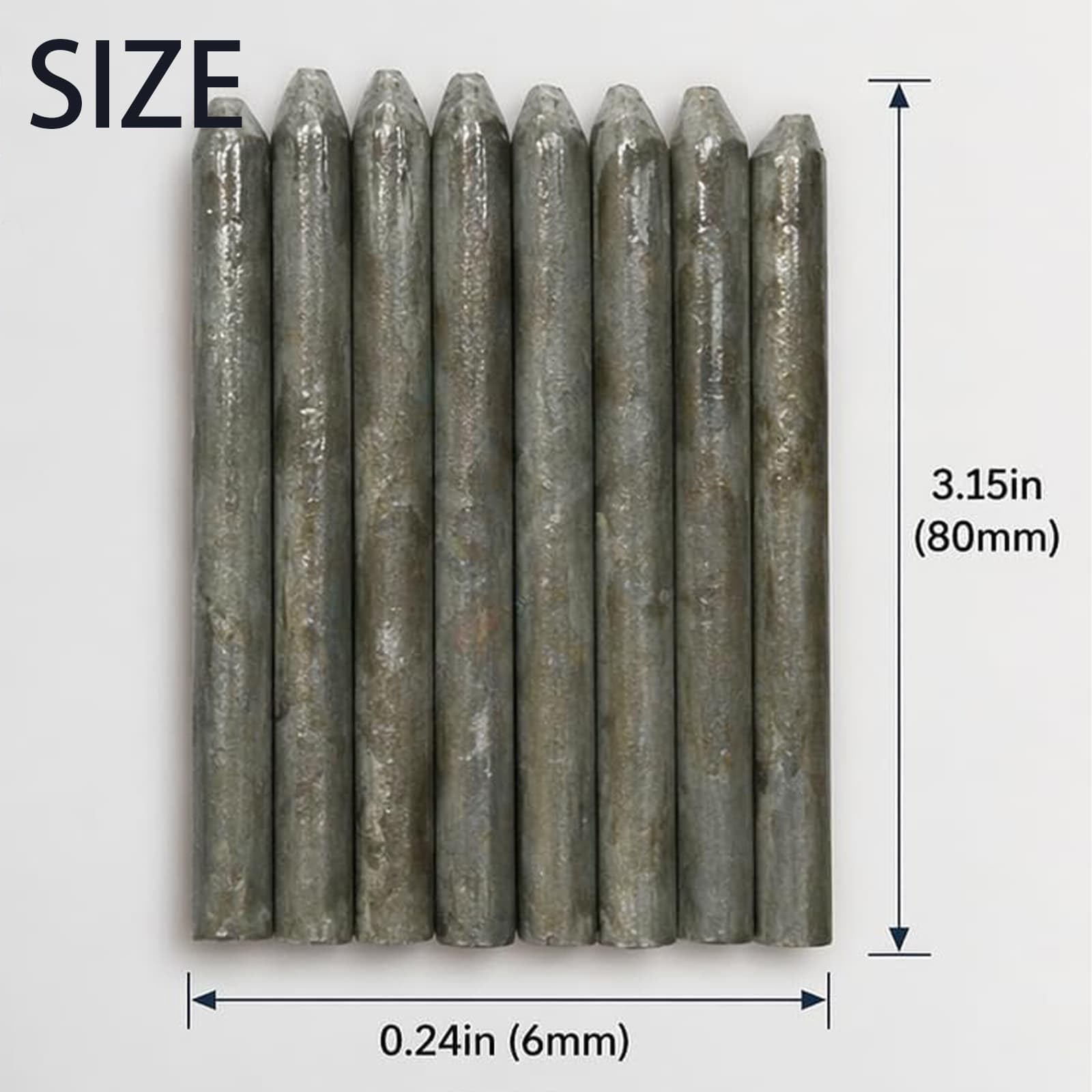 2026 New Low Temperature Welding Rods, Lighter-Activated Welding Wire for DIY & Emergencies, Powder-Cored Aluminum Welding Rod,Solid Weld Without a Welding Machine (12pcs)