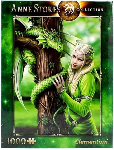 Miniatura 4 de Clementoni - 39463 - Colección Anne Stokes Puzzle para Adultos y Niños - Espíritus afines - 1000 Piezas