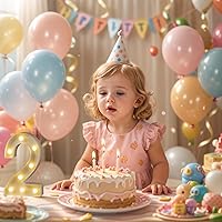 Vista 86 de Foaky LED Letter Lights Sign Marquee Light Up Letters Sign for Night Light Wedding/Birthday Party Battery Powered Christmas Lamp Home Bar