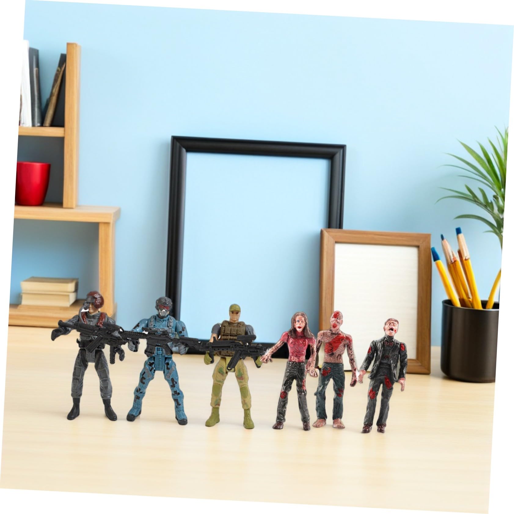 Soldatini Esercito Giocattoli Figure 12 Pezzi in Plastica | Modelli Militari Articolati, Aspetto Realistico, Set da 1 Confezione, per Ragazzo Ragazza Stile Casuale