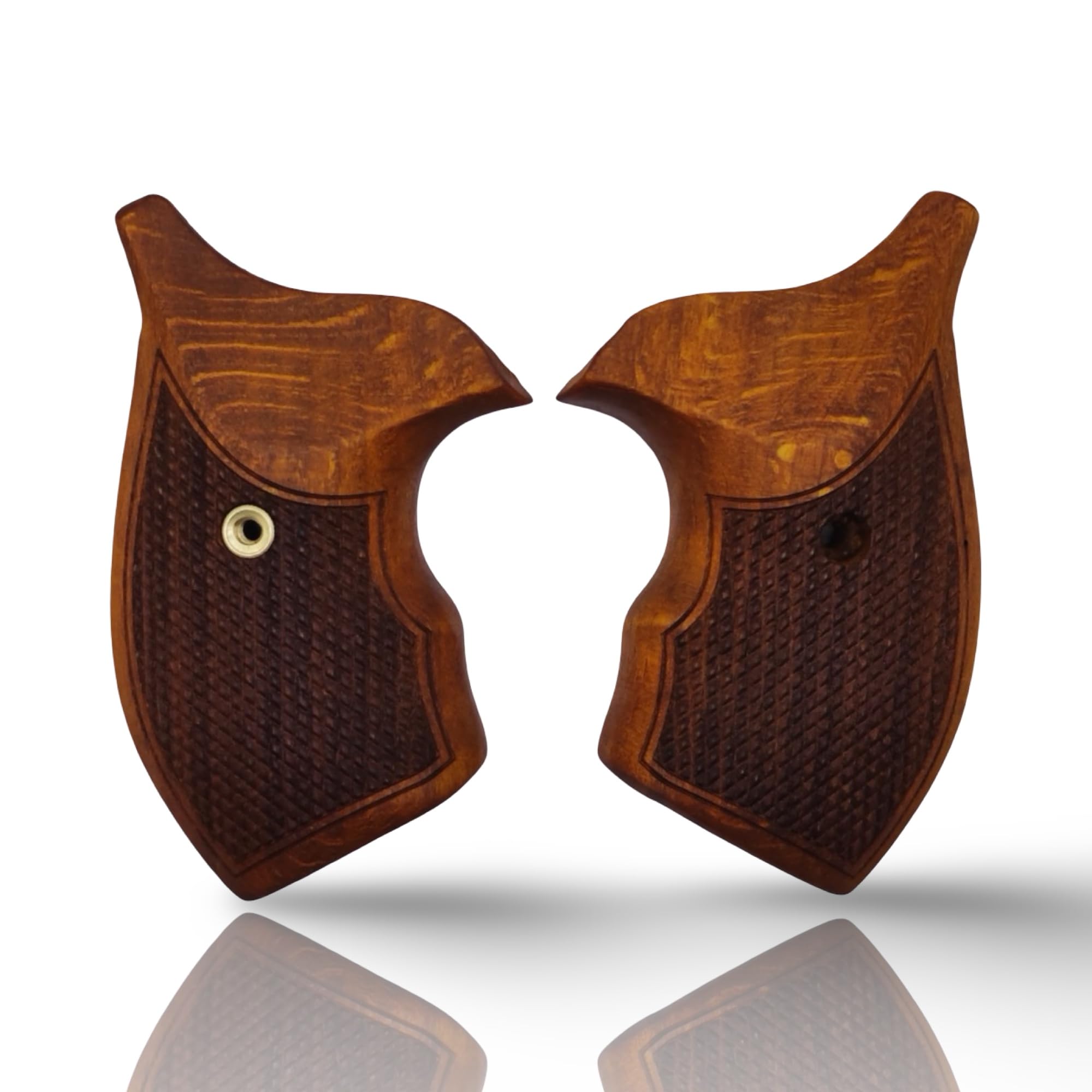 Amazon.com: Zib Grips, J Round Revolver Grips Compatible with S&W