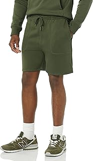 Pantalones Cortos en Felpa Suave Media Hombre