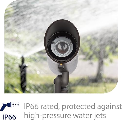 Miniatura 3 de WAC - Kit de iluminación de paisaje LED de 12 V con fuente de alimentación de 150 W, carrete de cable de 100 pies y 6 luces básicas de acento de 6 W