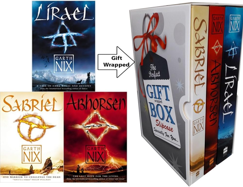 Garth Nix Collection Old Kingdom Trilogy 3 Books Set Gift Wrapped Slipcase Specially For You