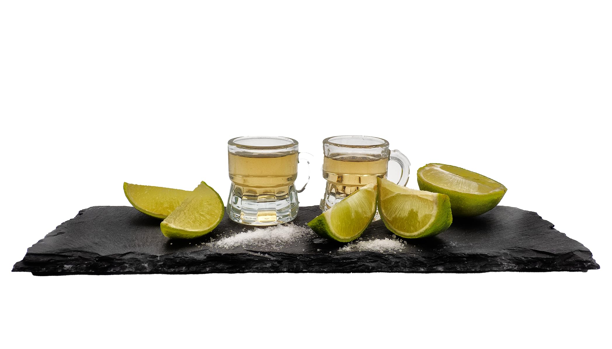 Pack de 24 Vasos de Chupito Únicos y Originales en Forma de Jarra de Cerveza con Asa - 28 ml - Mini Jarras para Licores, Ideal para Fiestas, Eventos - Vidrio Transparente
