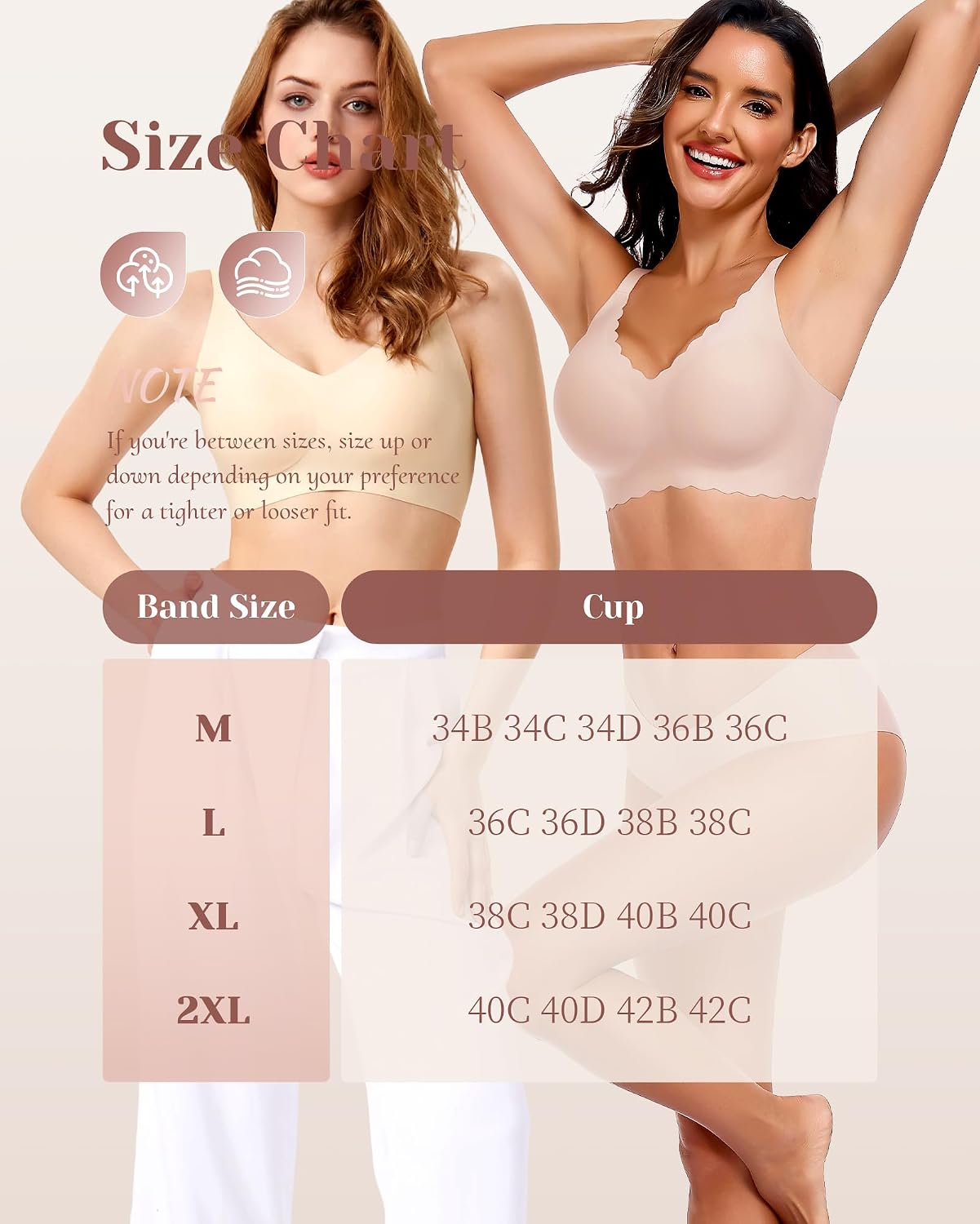 3-Pack Wireless Womens Bras No Underwire Seamless Jelly Bra Light Support Pullover Bralette Ultra Comfort Tshirt Bra