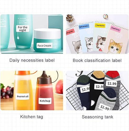 Miniatura 6 de Irfora Etiqueta P50 Hine Pocket Labeler Impresora térmica portátil para organizar adhesivo DIY Fechas Diario Estudio Pegatinas 0.787-2.244 in Ancho