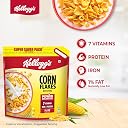 Kellogg's Corn Flakes Original | Power of 5: Energy, Protein, Iron, Calcium, Vitamins B1, B2, B3 & C | Corn Flakes, Breakfast Cereal | Naturally Cholestrol Free, 1150Gm gallery image