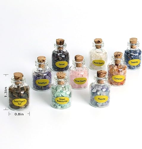 Miniatura 4 de Juego de cristales y piedras curativas, cristales curativos, cuarzo rosa, cristal de amatista, cristales de cuarzo transparente, ojo de tigre,