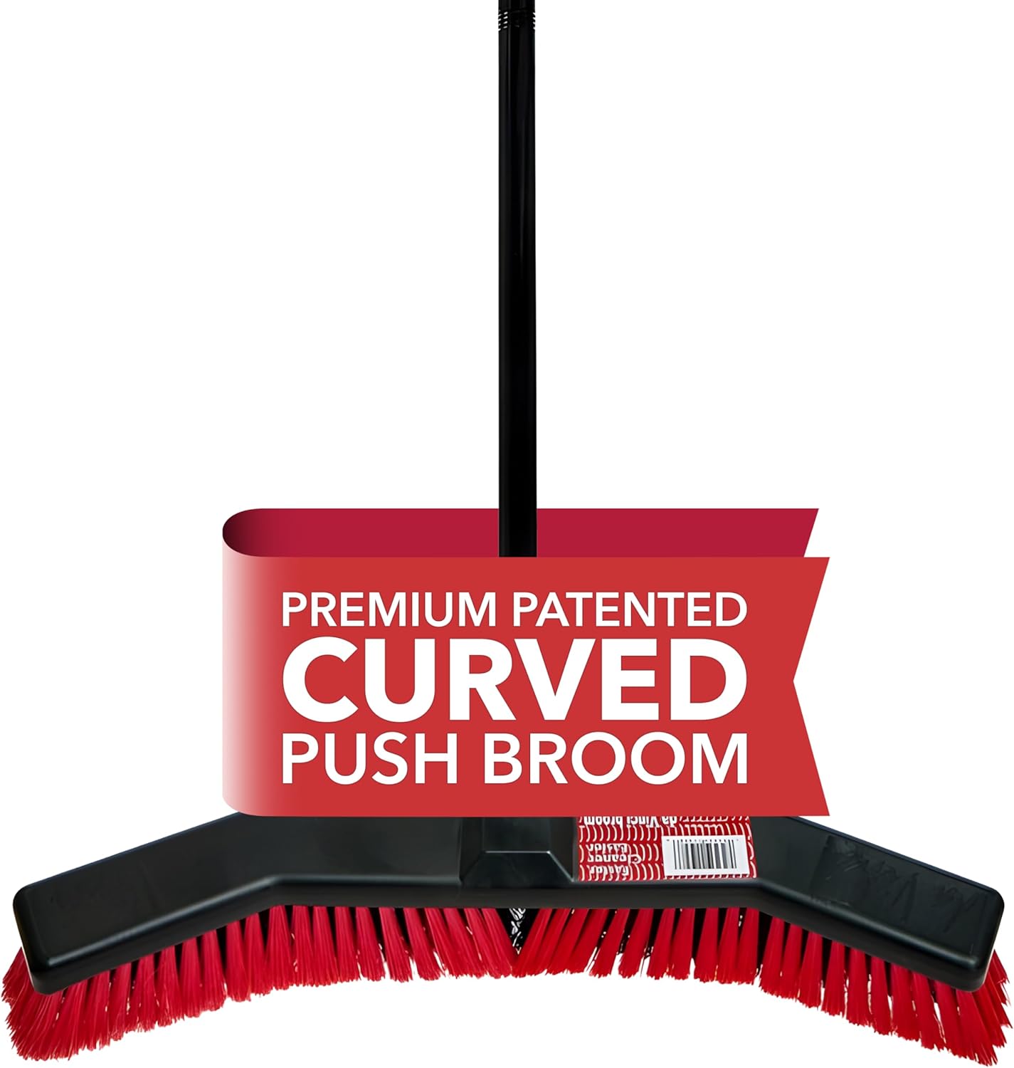 Da Vinci Shop Broom/Push Broom, Durable, Large, Lightweight, for Sweeping Kitchens, Patios, Garages, Shops, Tile, Large Areas, Wood Floors - Great for Debris, Handles & Efficient Sweeping