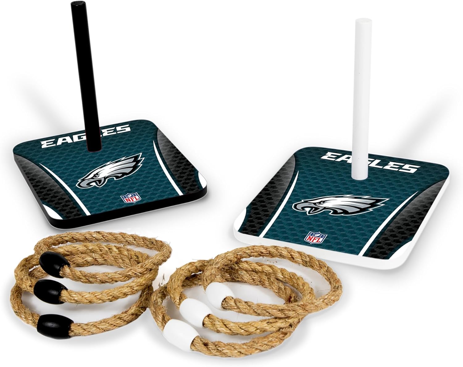 Wild Sports NFL Quoits Set with Direct Print HD Team Graphics – Tailgate Ring Toss Game – Great Gift for Any Football Fan! Ring Toss Family Outdoor Games for The Beach, BBQ, or Tailgate Party