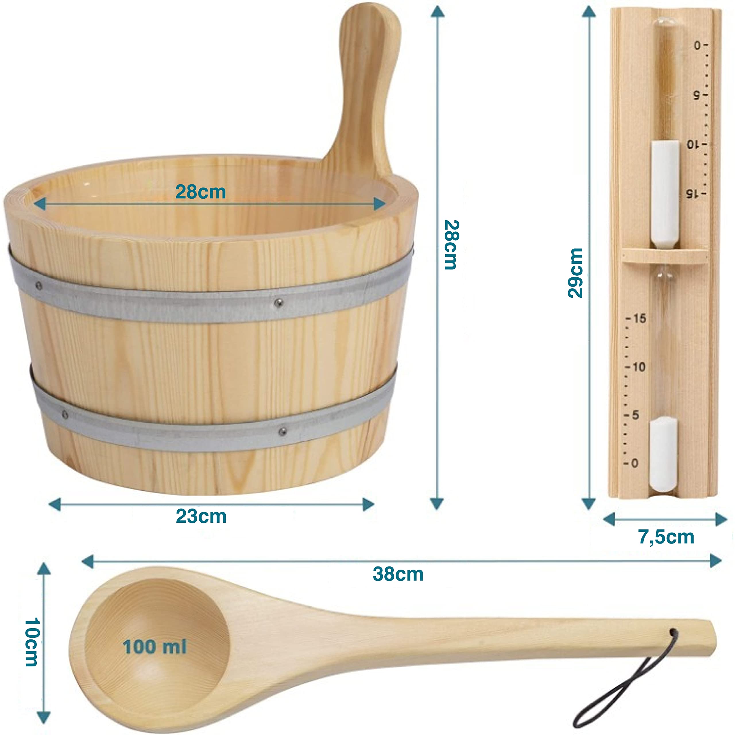 Sauna Bucket, Cubo Sauna