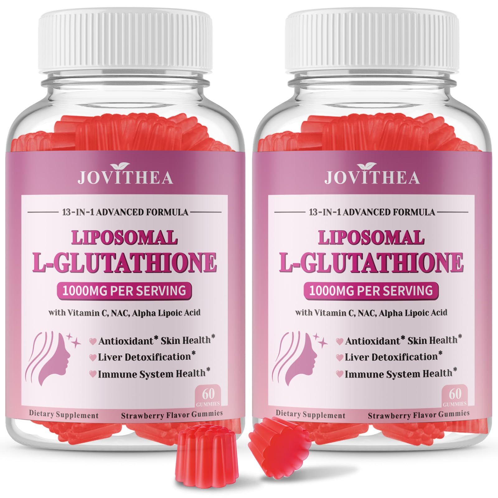 kb glutathione pills reviews 2 Pack Liposomal Gummies 1000mg, High Absorption Glutathione Supplement with Vitamin C, Milk Thistle for Skin Health, Liver Detox & Immune, Vegan, Sugar Free, Strawberry Flavor, 120 Count : Health DaVinci Laboratories, Glutathione Bright, soap for oily skin Size:180 capsules
