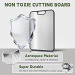 Cutting Board,Titanium Cutting Board, Kitchen Essentials, Cutting Boards for Kitchen, Double Sided Food Grade, Planche a Decouper, Chopping Board and Wheat Straw PP, Easy to Clean Large Size 16”×11”
