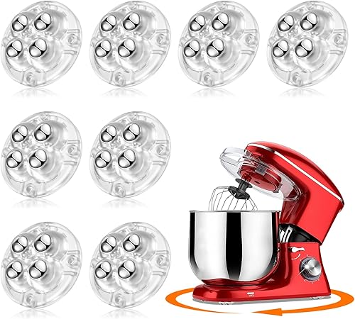 Miniatura 49 de Ruedas giratorias autoadhesivas, rodillos de electrodomésticos para electrodomésticos de cocina, rueda universal giratoria de 360° para caja