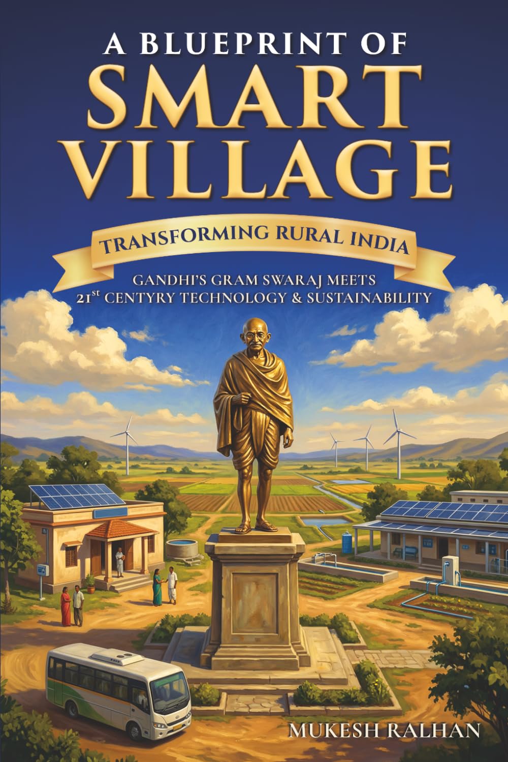 A Blueprint of Smart Village: Transforming Rural India: Gandhi’s Gram Swaraj Meets 21st-Century Technology & Sustainability