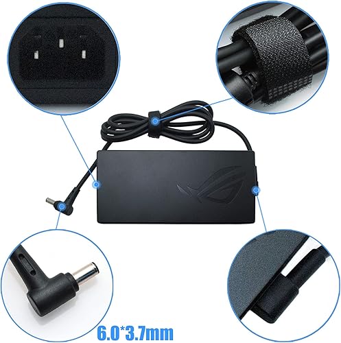 Miniatura 5 de Cargador para portátil Asus ROG Zephyrus G15 GA503RM Asus TUF Dash F15 FX516PR TUF Gaming A15 2021 F15 2021 F17 2021 200W Cargador para portátil