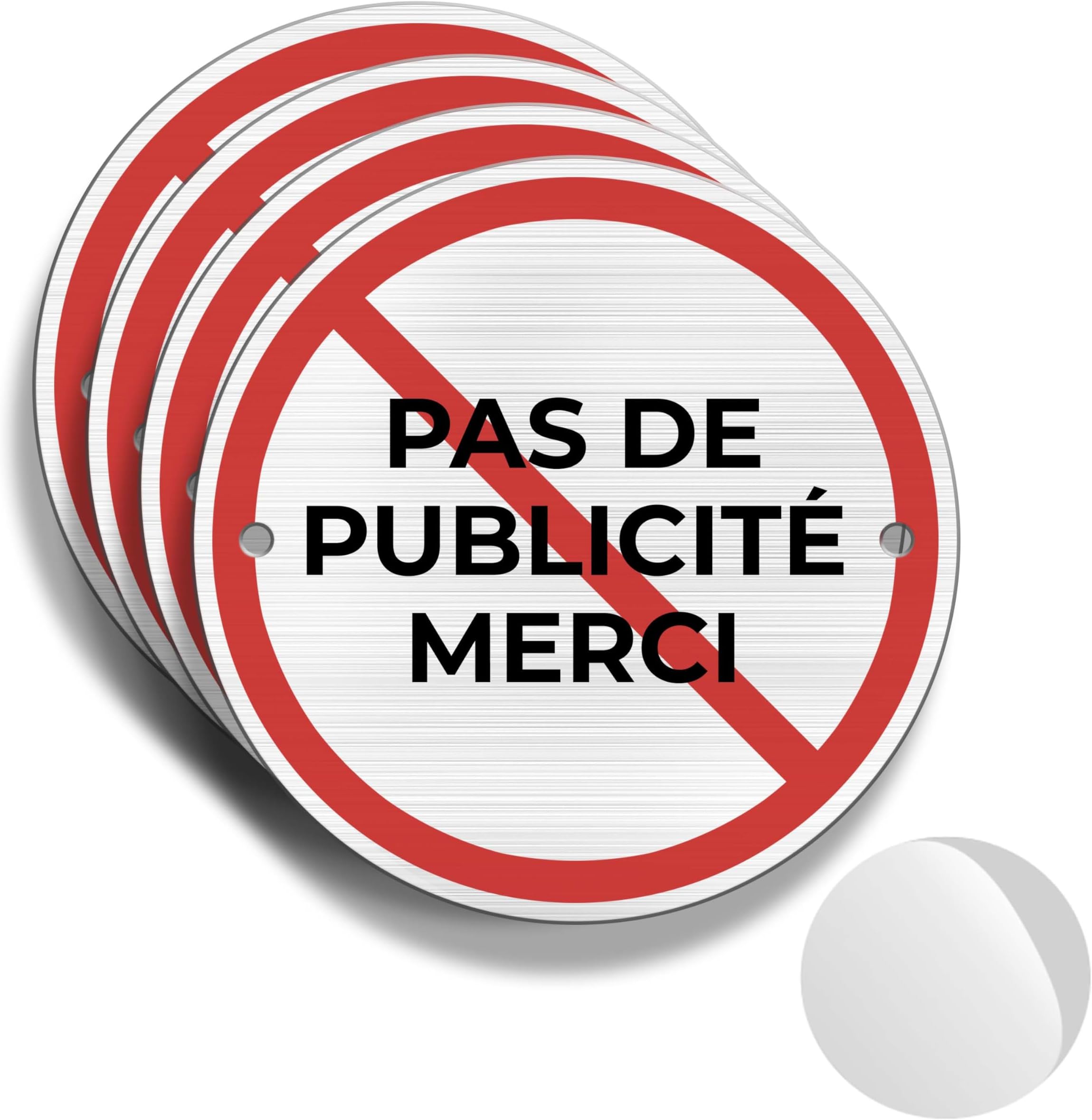 Mygoodprice - B38- Planche A4 de Stickers Stop Pub Publicité ...