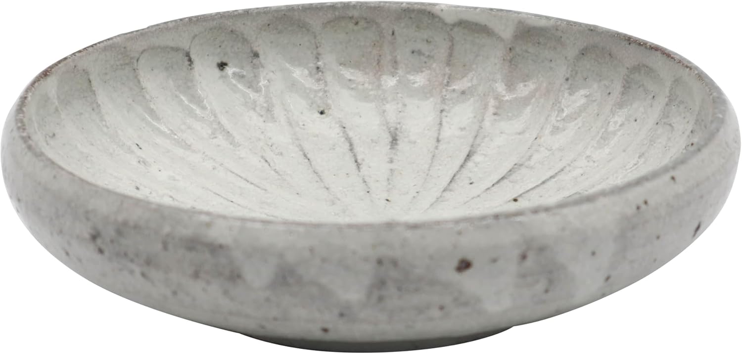 新品波佐見焼勲山窯楕円小鉢ダリアライトブルー J-kitchens 勲山窯