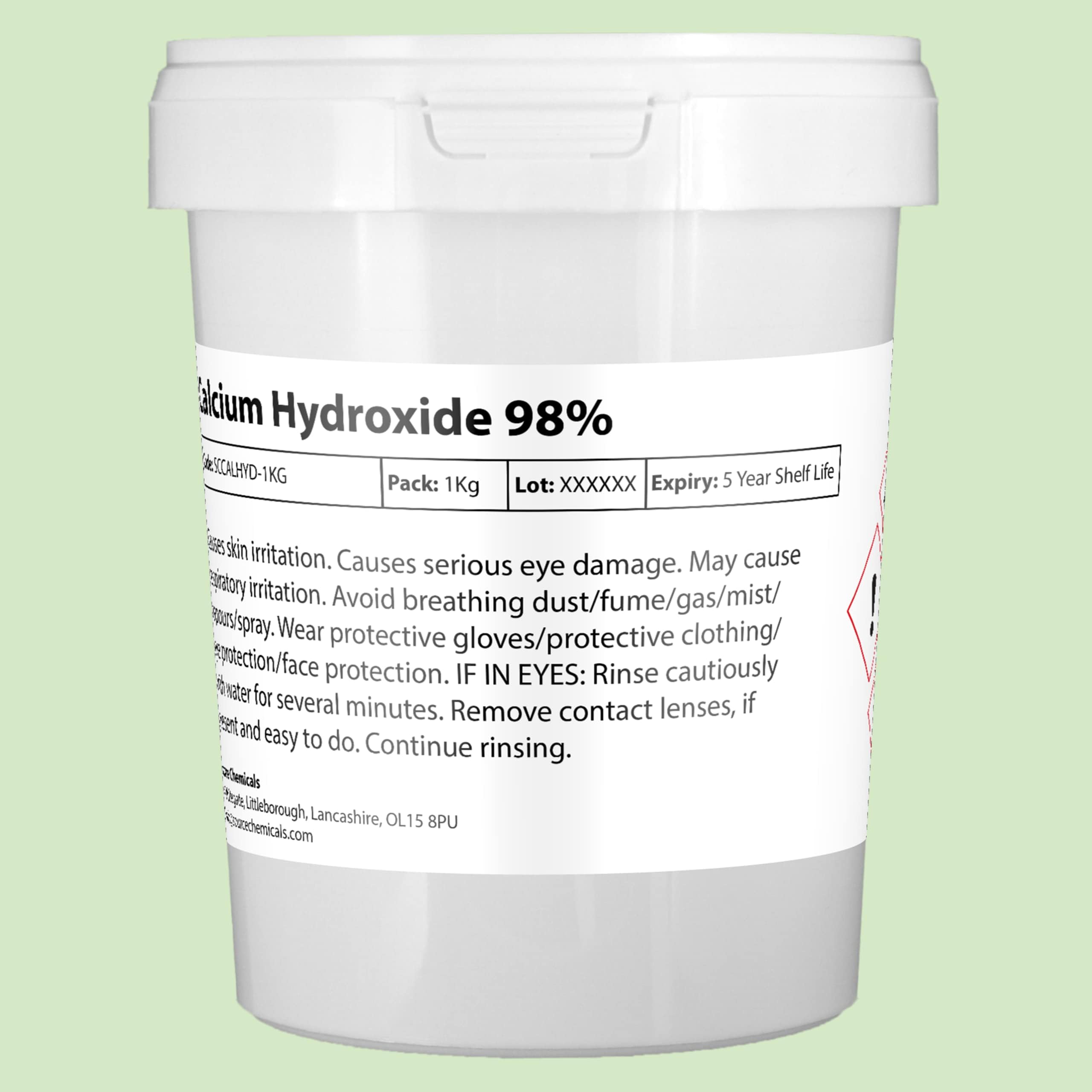 Calcium Hydroxide 95% 1Kg Including Delivery