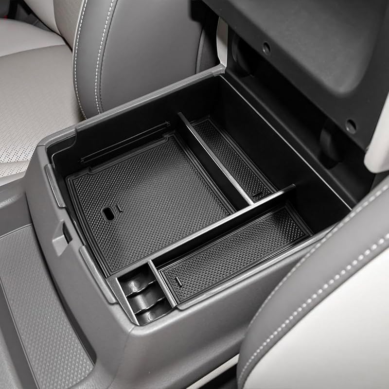 Organizador de Console Central HGWEI para Kia Carnival 2022 a 2026 KA4 MPV – 2 compartimentos