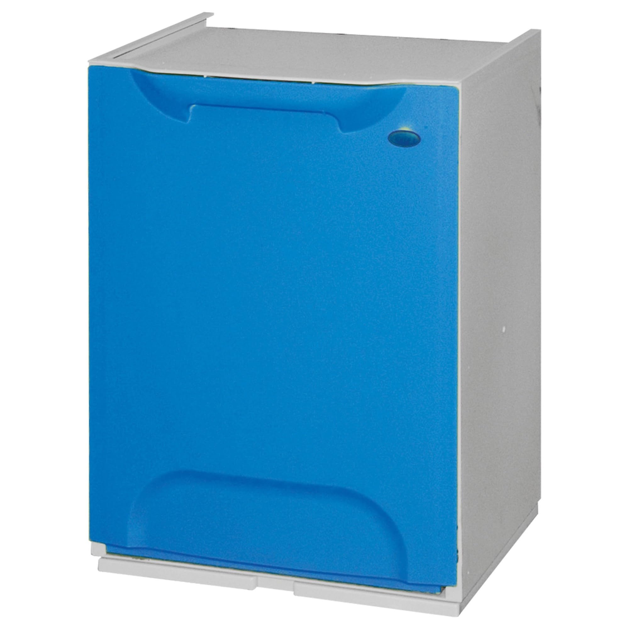 WELL HOME MOBILIARIO & DECORACIÓN Papelera reciclaje en polipropileno color azul, Depósito 20L