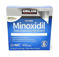 Kirkland Signature Hair Regrowth Treatment Minoxidil Foam for Men 2 11 oz 6 Count 6 Month Supply