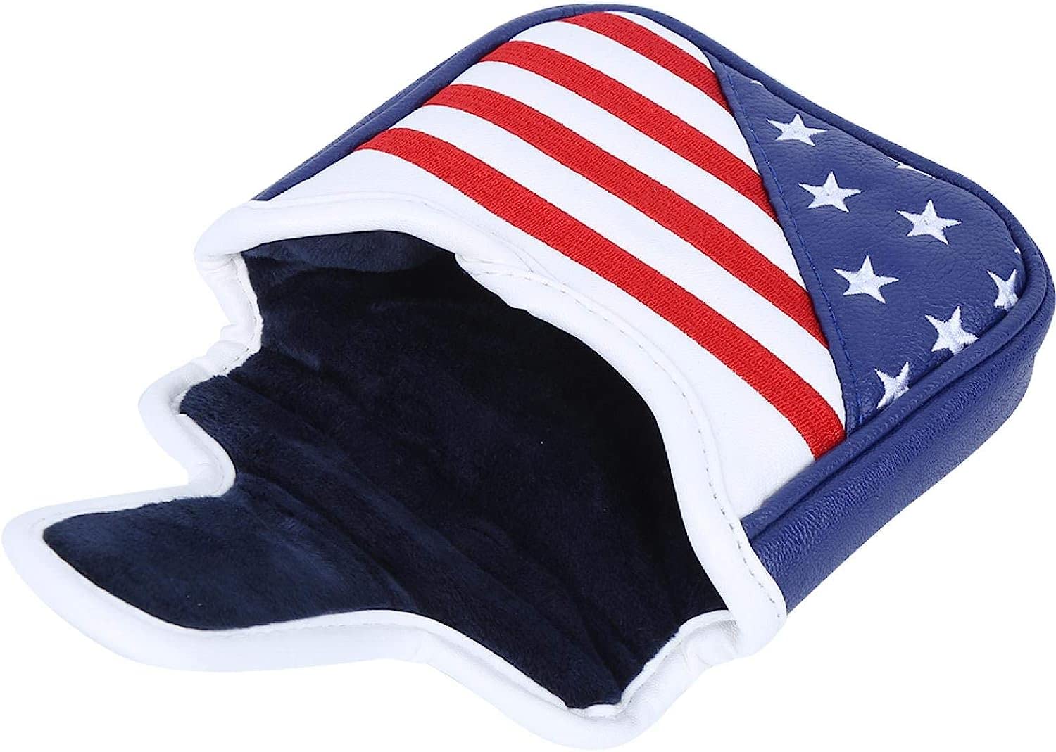 Golf Putter Protection Covers Durable High-grade PU Golf Putter Protection Headcover,for Protecting Golf Head(Big Sifang/14 * 12 * 3.5cm)