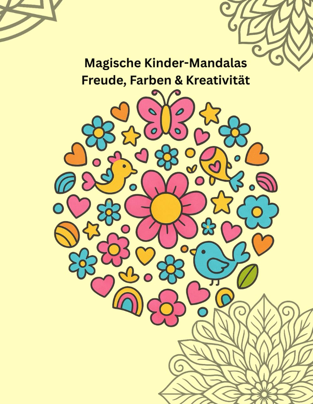 Magische Kinder-Mandalas Freude, Farben & Kreativität: 50 fröhliche Designs für kleine Künstler ab 4 Jahren (Kosa Kreativ Mandala-Serie)