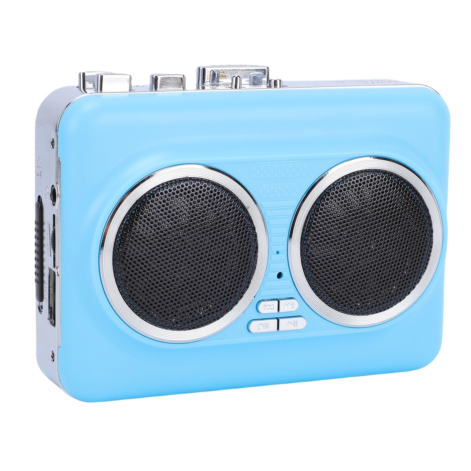 Odtwarzacz Kasetowy z Głośnikiem, Konwerter Kasetowy na Cyfrowy, Przenośny Odtwarzacz Taśmowy z Bezpośrednim Nagrywaniem MP3 Przez USB i Gniazdem Słuchawkowym 3,5 Mm, Idealny do Użytku w