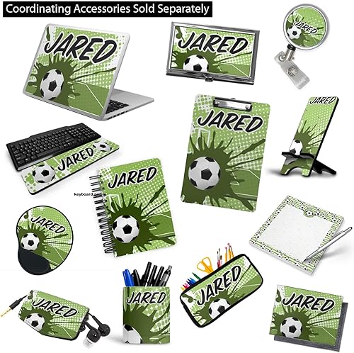 Miniatura 4 de Carpeta personalizada de fútbol con 3 anillas, 2 pulgadas