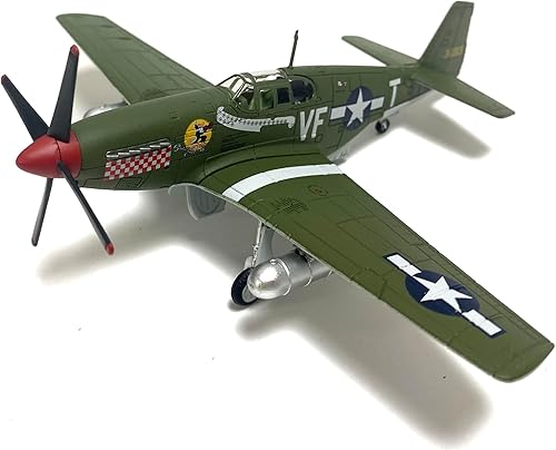 Miniatura 7 de Modelo de avión fundido a troquel P-51 Mustang 172 de América del Norte