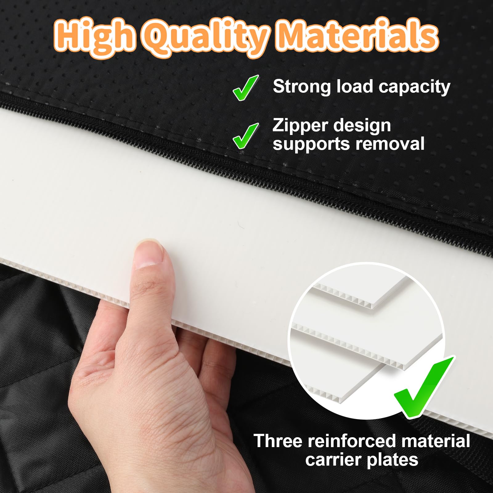 Protector de Asiento para Mascotas, Funda Coche Perro | con Ventana de Malla Visible y Protección Lateral para la Mayoría de Coches, SUV