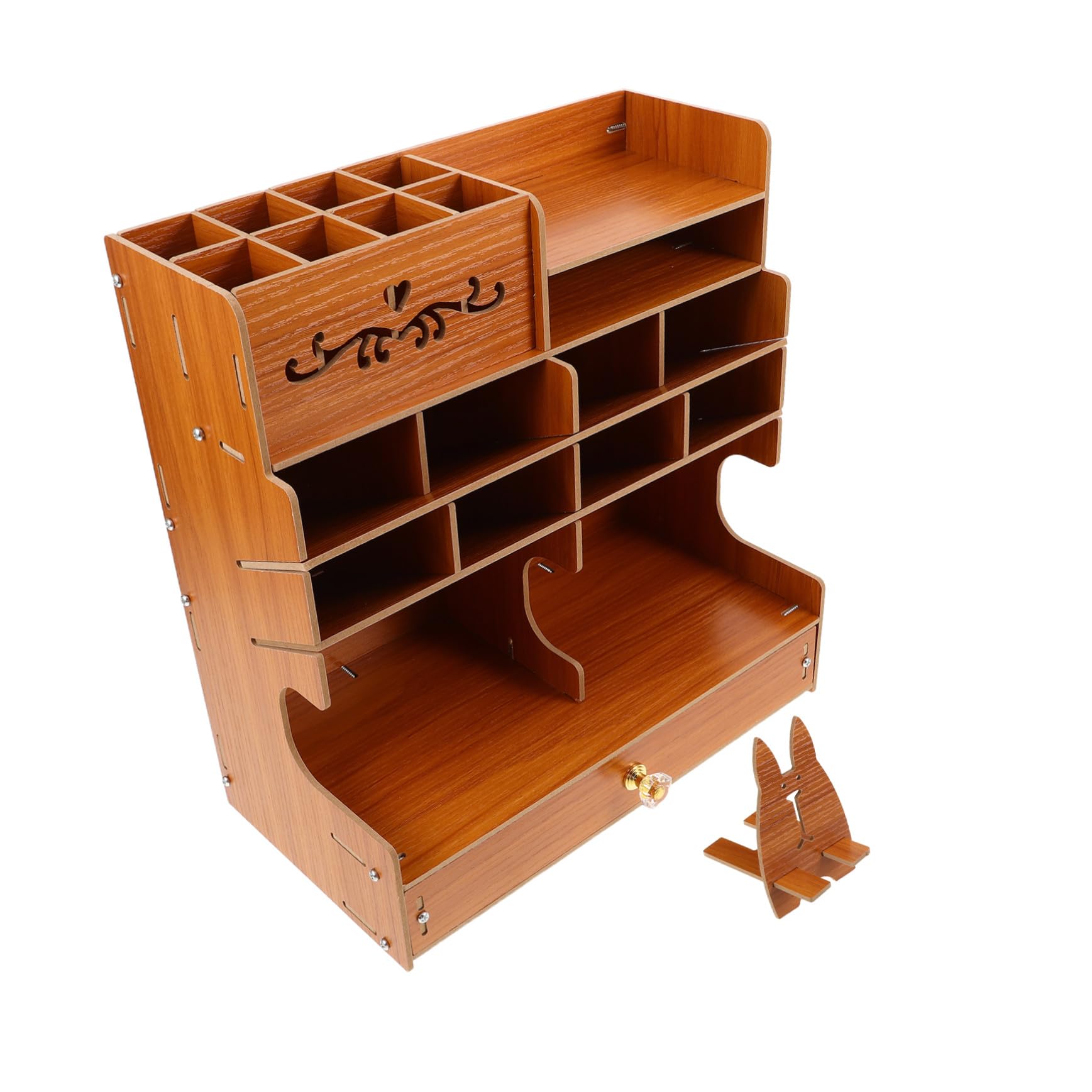 Organizer Scrivania in Capacità con Scomparti Multipli Portapenne Elegante e Funzionale per Ufficio Portaoggetti Desktop per Penne e Accessori