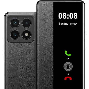 Handyh lle f r Xiaomi 15T Pro H lle S View Clear View Flip Leder f r Xiaomi 15T Pro 5G H lle Luxus Extra-D nn Sto fest Kratzfest Schutzh lle Cover Tasche f r xiaomi 15T Pro Case Clear S View