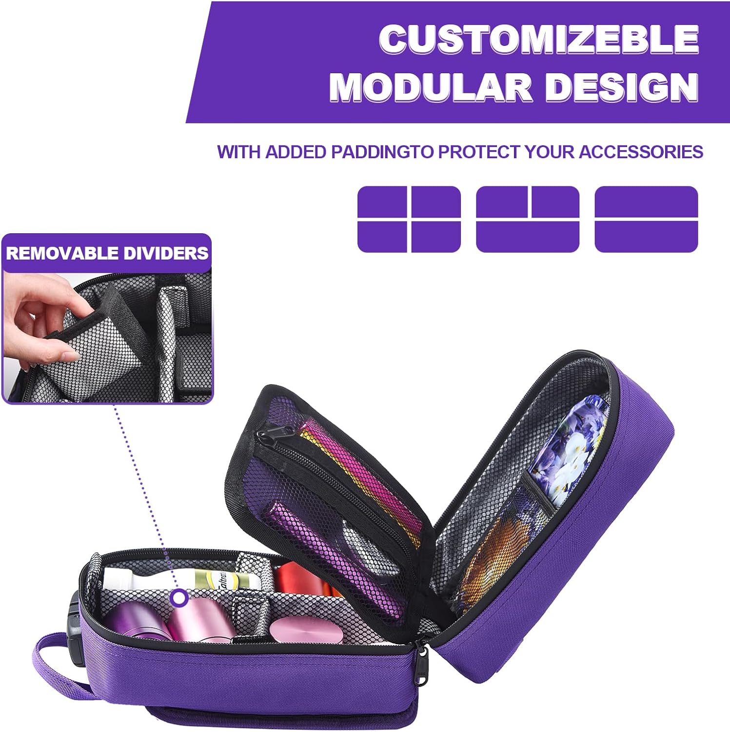 Small Storage Bag with Combination Lock Carbon Lined Tactical Molle Box Medicine Money Cosmetic Organizer Case Great Gifts for Men Women