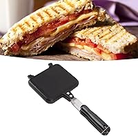 Vista 9 de Máquina tostada, máquina eléctrica para hacer panini, parrilla eléctrica para el hogar, cocina, oficina, restaurante