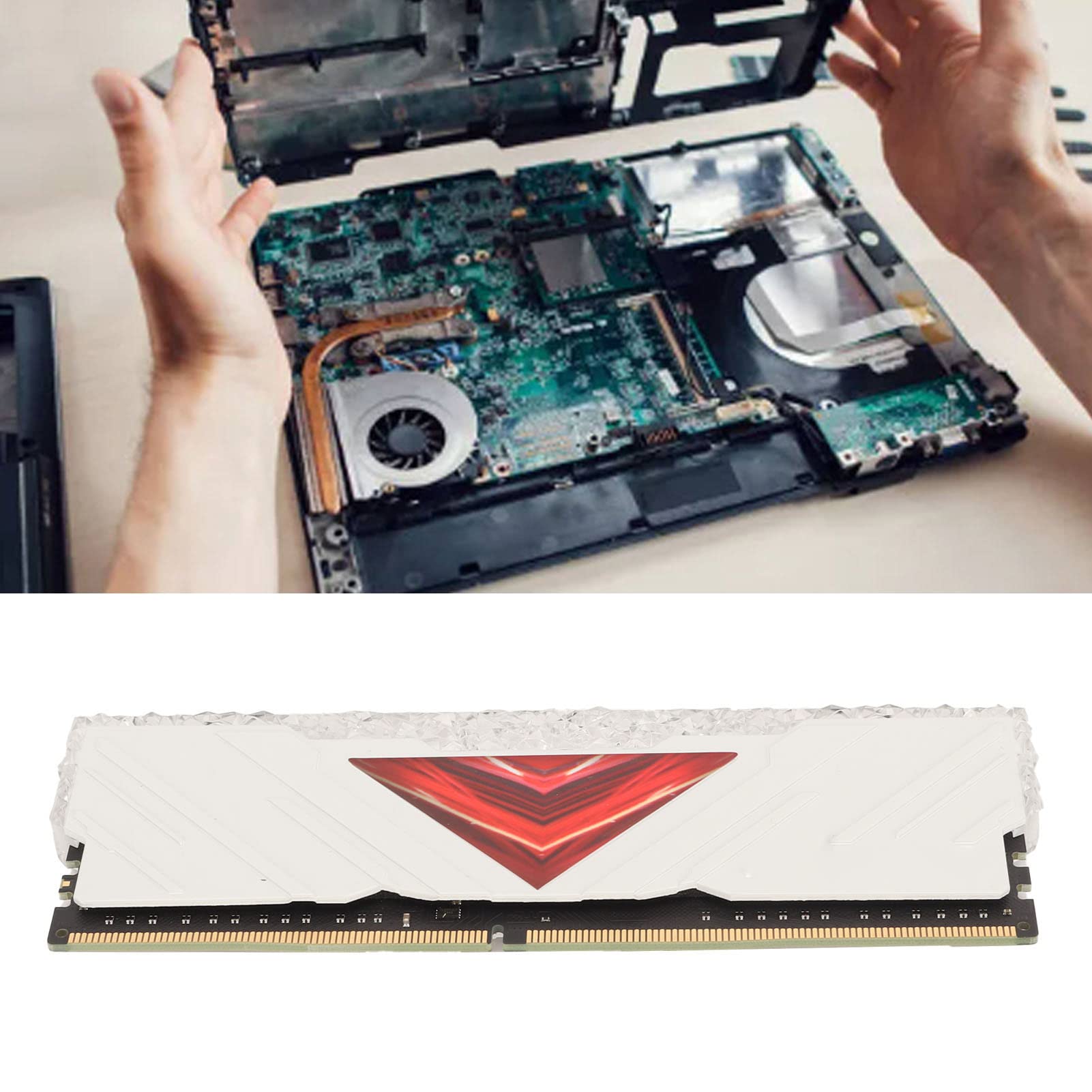 Pamięć RAM DDR4 RGB o Częstotliwości 3600 MHz z Efektywnym Odprowadzaniem Ciepła dla Użytkowników Komputerów Stacjonarnych (8 GB)