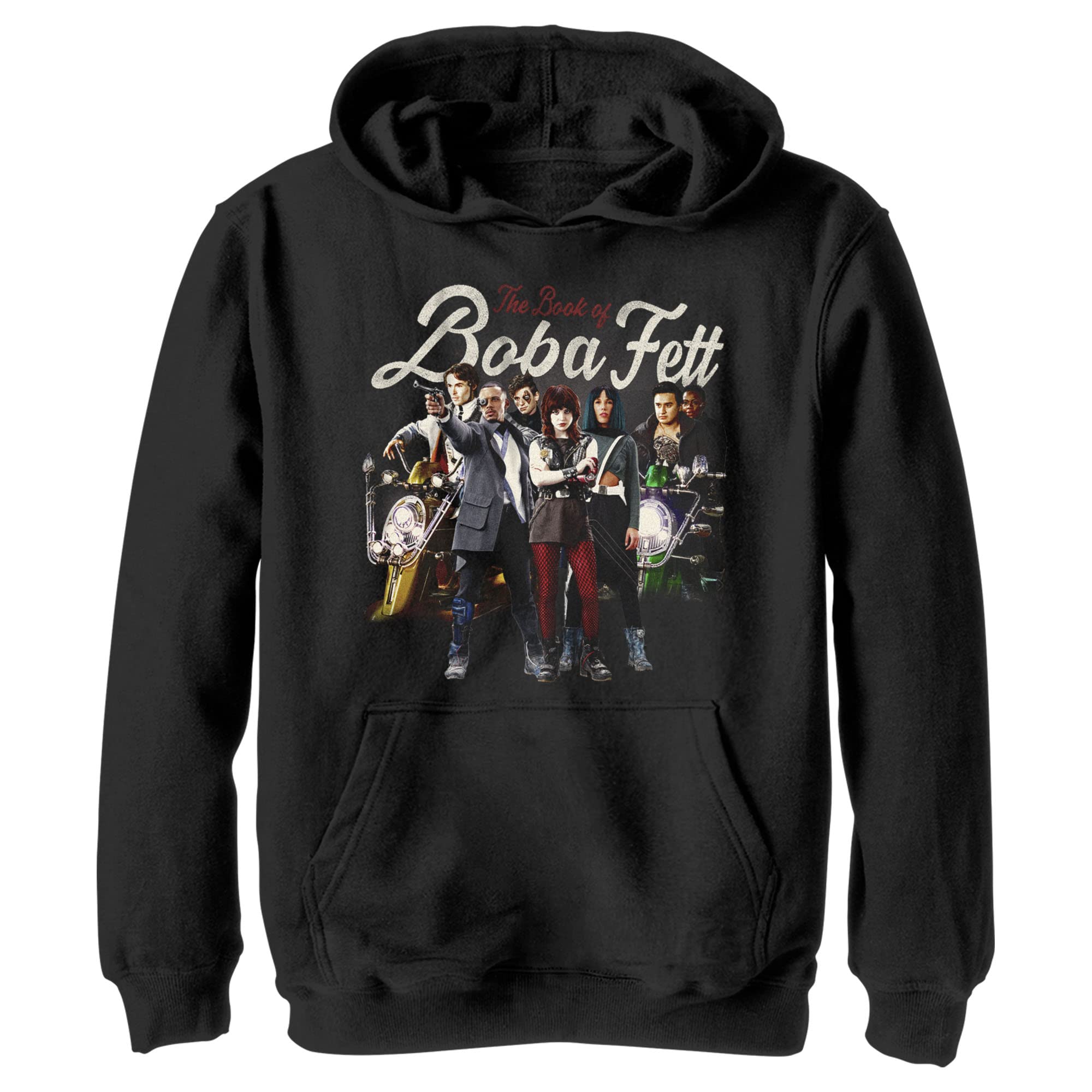 Sweat à capuche Star Wars Boba Fett enfant noir en taille S - 6