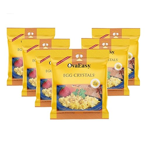 OvaEasy - Huevos deshidratados - Bolsa de 452oz 452oz - Huevos en polvo hechos de ingredientes naturales - Polvo de huevo fácil de preparar -