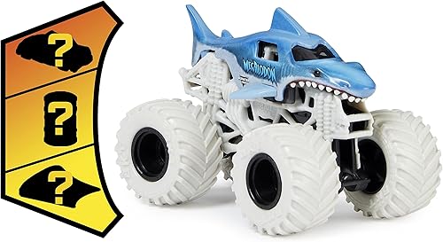 Miniatura 2 de Monster Jam Megalodon, White Bone Yard Series 26 (escala 1:64)