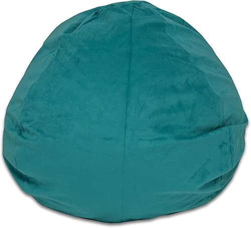 Miniatura 12 de Pillowtex Puf de espuma viscoelástica de calidad para niños, bolsas de 3 pies con funda extraíble lavable Chocolate,Fresno,Rosa (Dusty