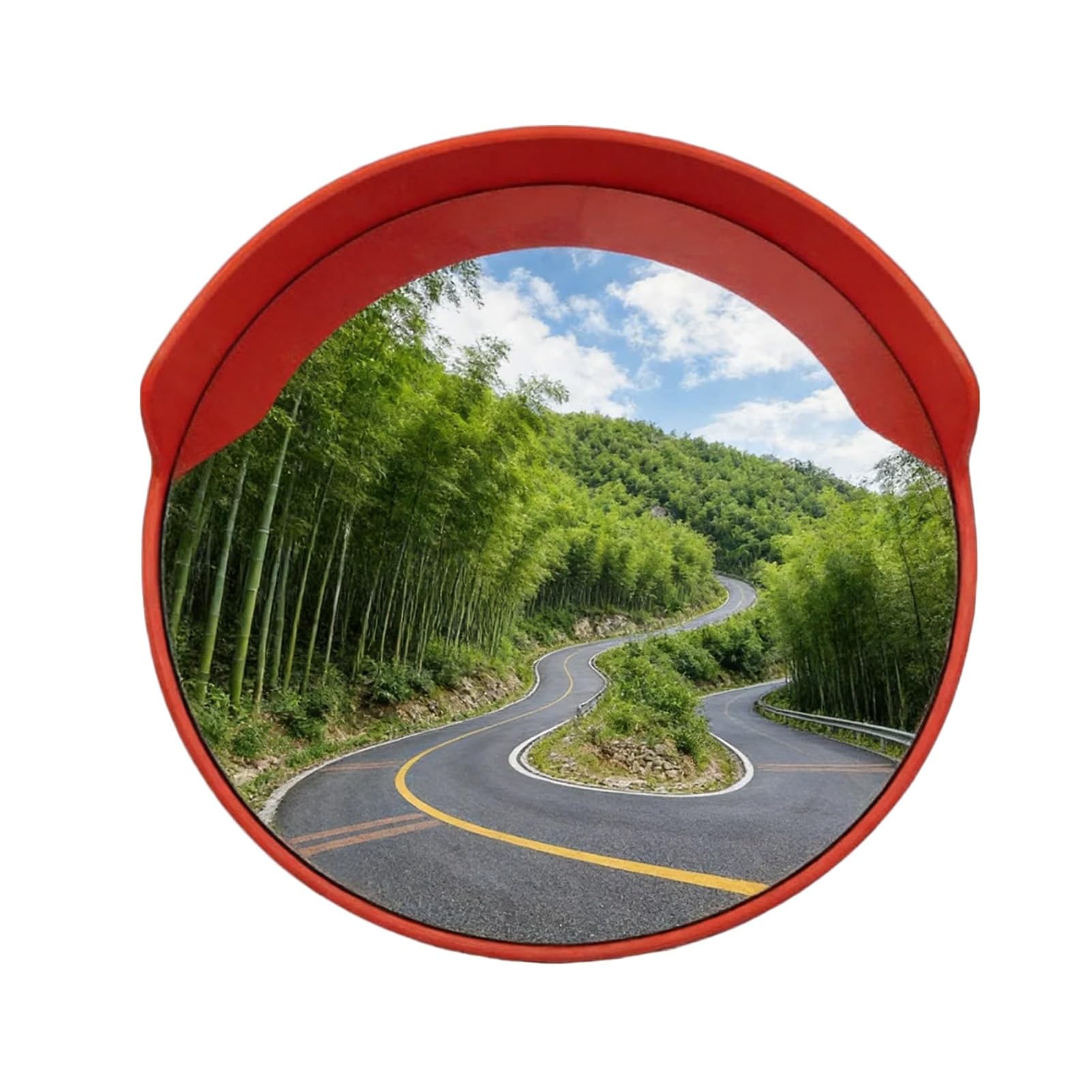 Konvexer Sicherheitsspiegel, Toter Winkel For Autos Mit Blendschutz, Runder Weitwinkel For Garagen, Verkehr, Einfahrten, Terrassen Und Mehr(45cm)