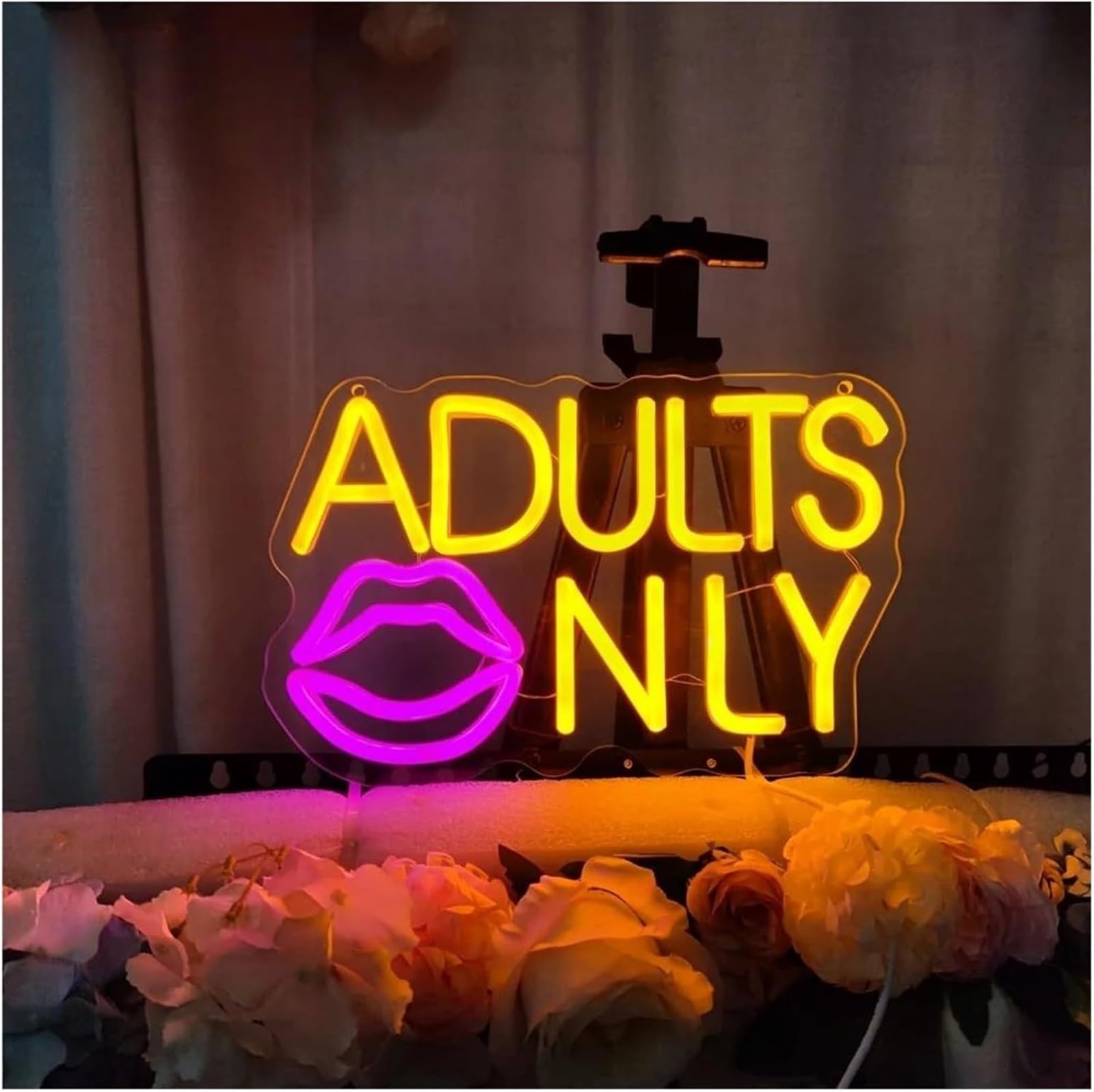 Letrero de neón para adultos, decoración artística acrílica, para solo para