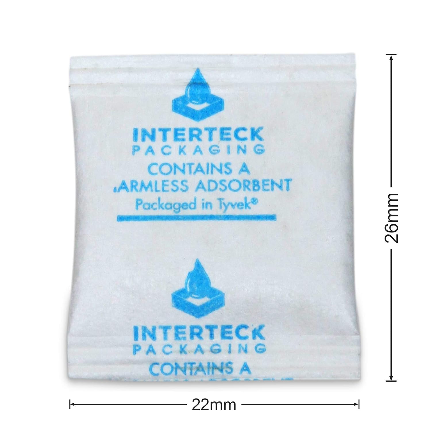 Get Cheap Price Interteck Packaging 0.5 Gram Silica Gel Packets - Rechargeable Desiccant Packets and Dehumidifiers (Non-Indicating, Tyvek 2,000 Pack)